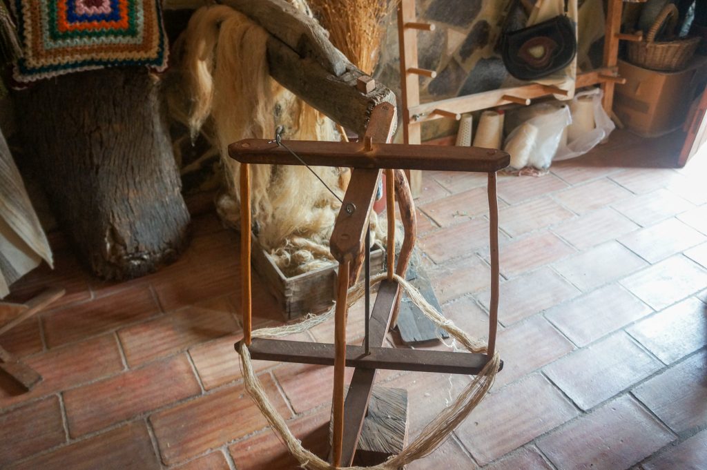 © Image Sue Hall
Winding machine in Cachopo museum